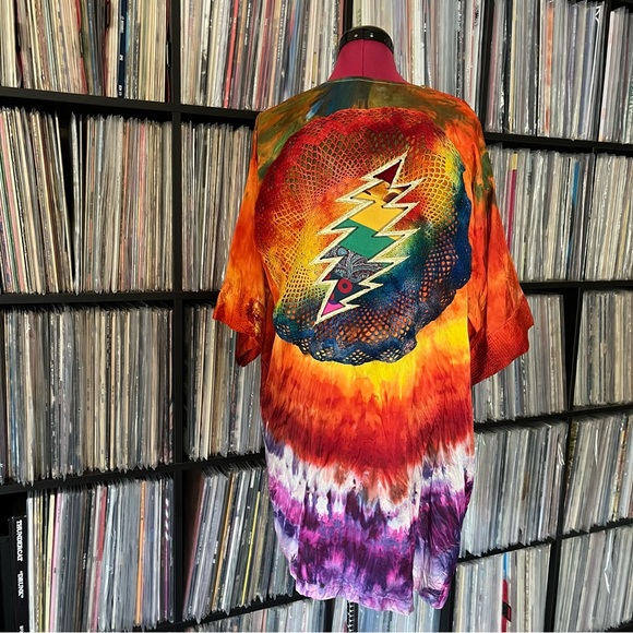 Vintage silk ice dyed mandala patchwork bolt grateful company dead sphere 🌈♻️🪩 - Picture 10 of 16